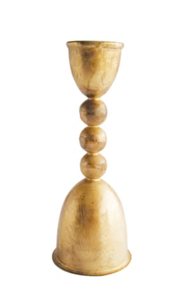 Distressed Gold Taper Holder