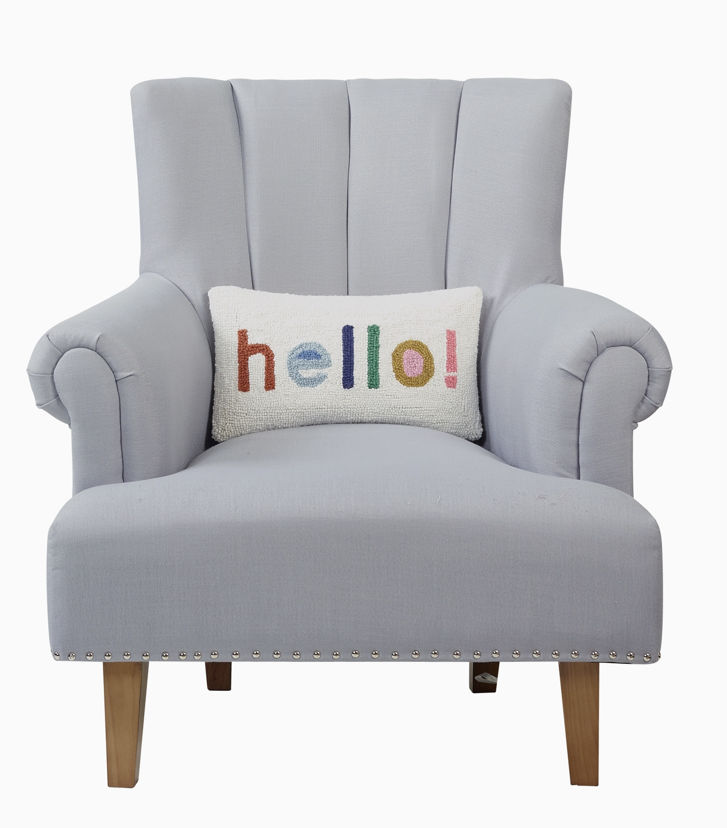 Hello Lumbar Hook Pillow