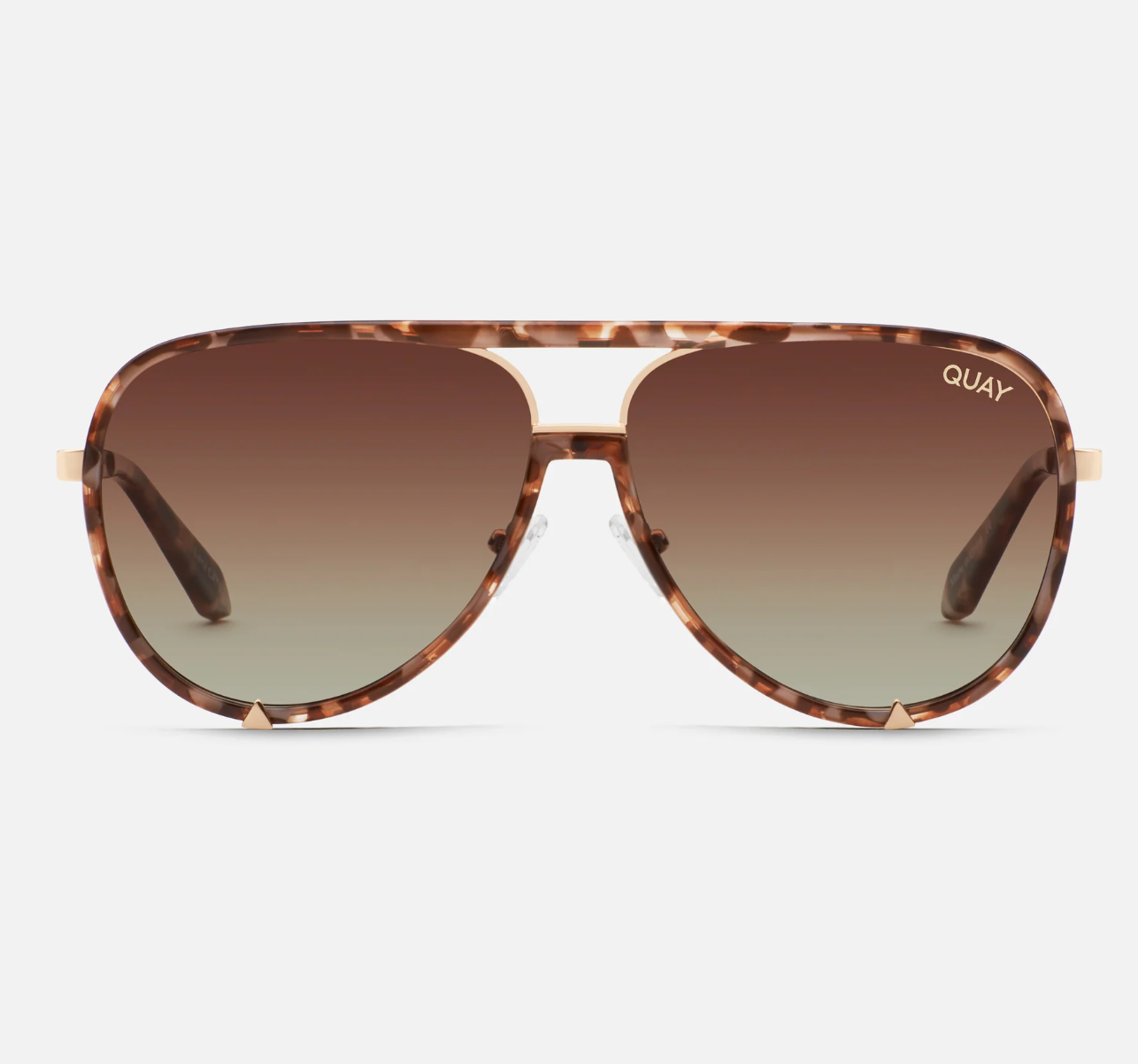 High Profile Quay Sunglasses Brown Tort