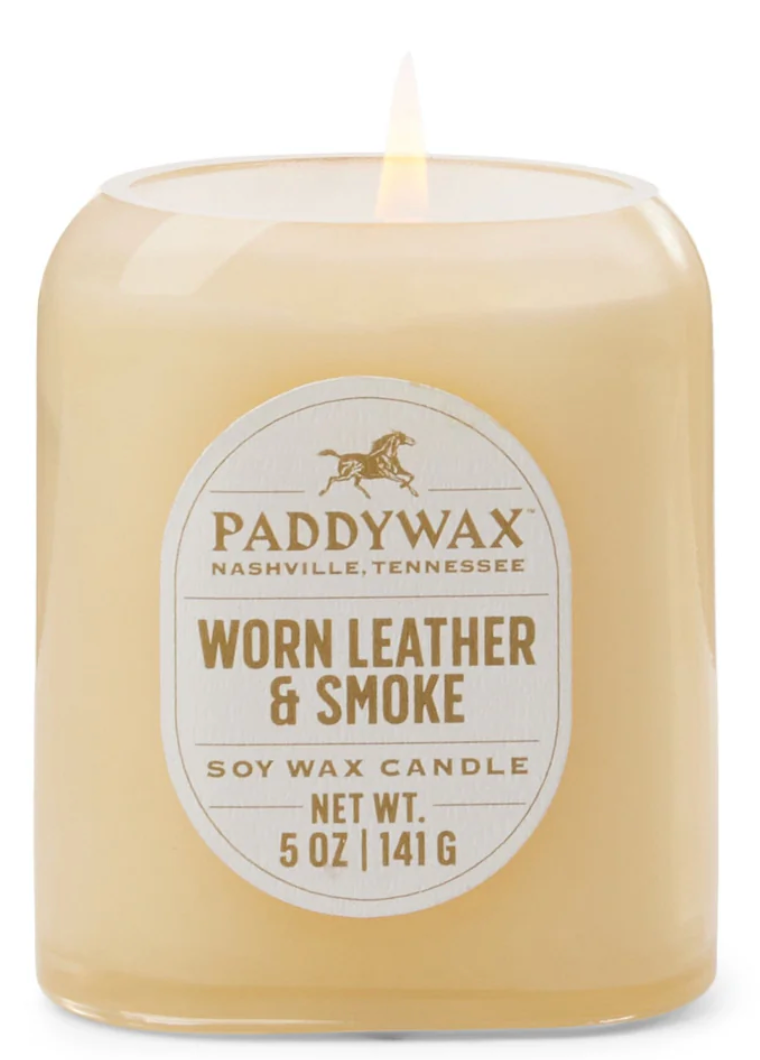 Worn Leather + Smoke Vista Vessel Candle