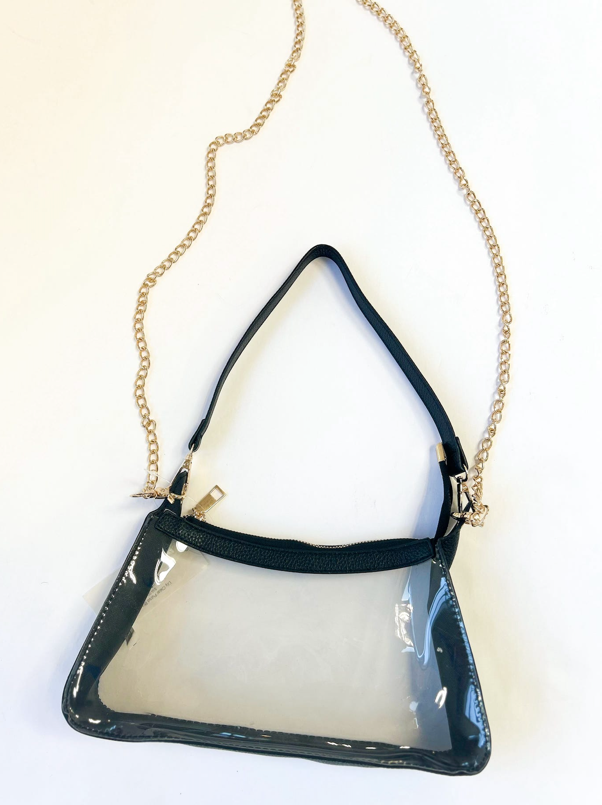 Lily Clear Purse Black