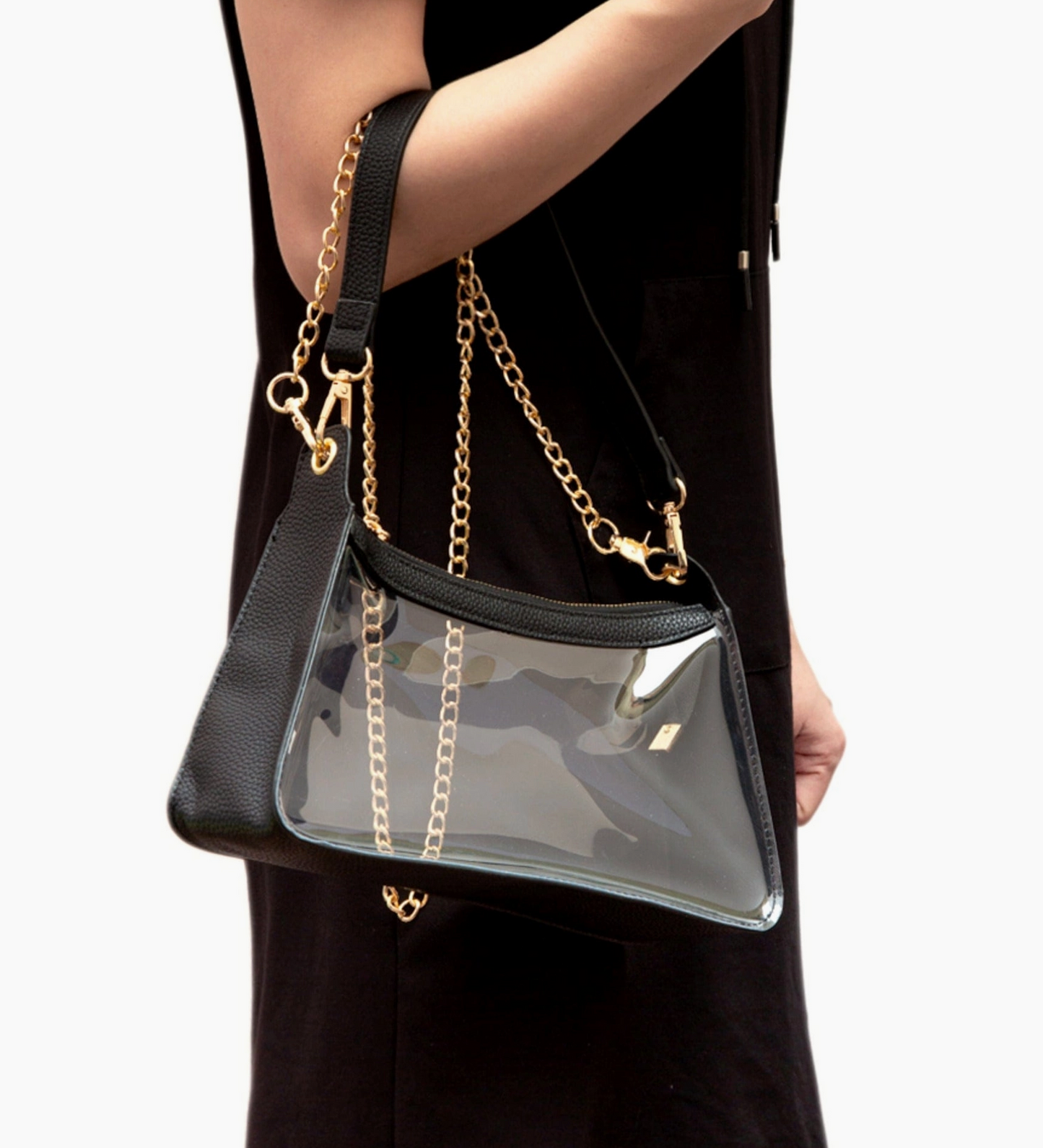 Lily Clear Purse Black