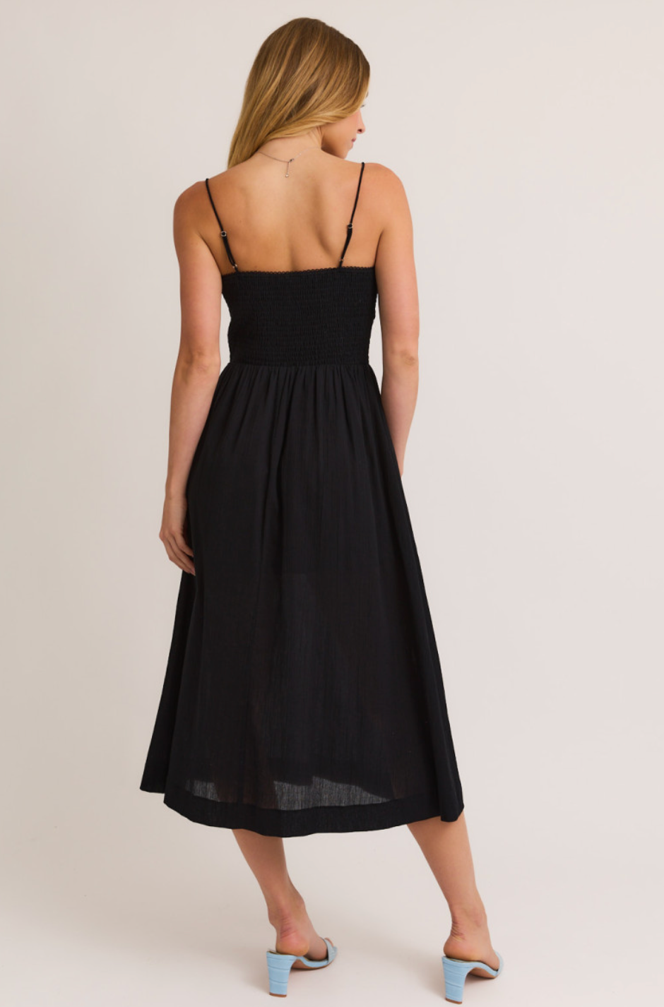 Kate Smocked Midi Dress