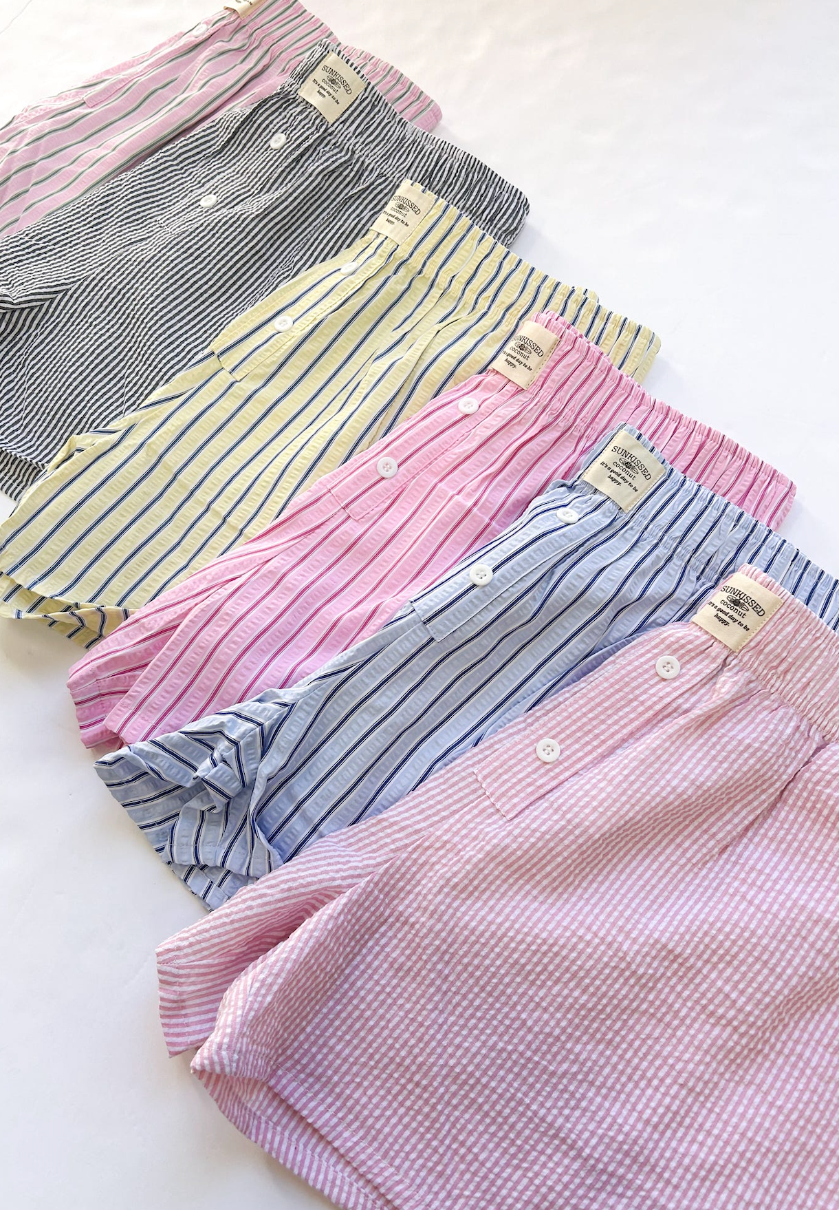 Everyday Boxer Shorts Blue Halo Stripe