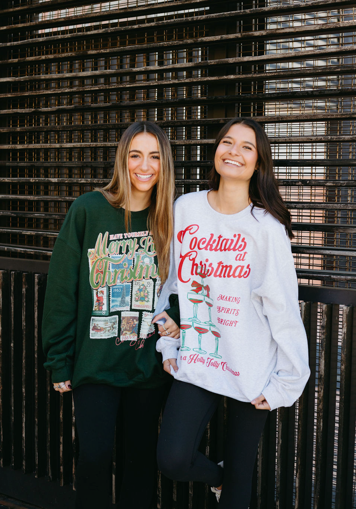 Cocktails at Christmas Sweatshirt