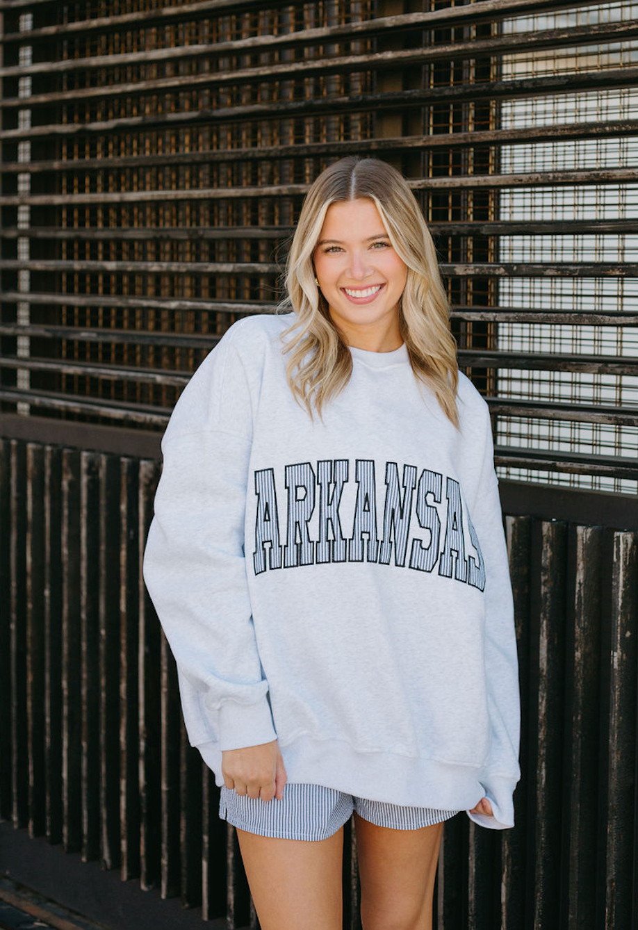 Arkansas Seersucker Sweatshirt