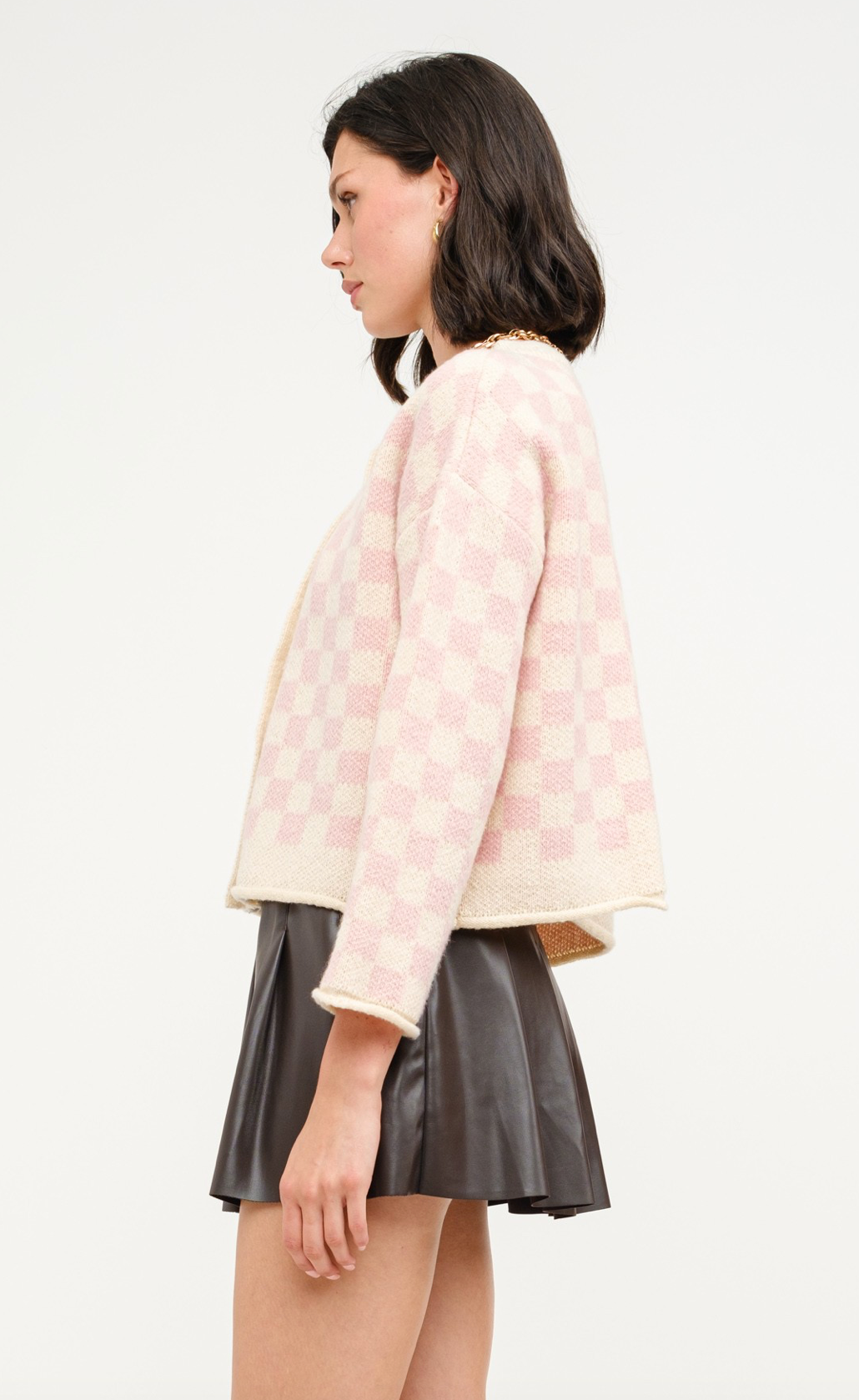 Rhodes Checkered Cardigan