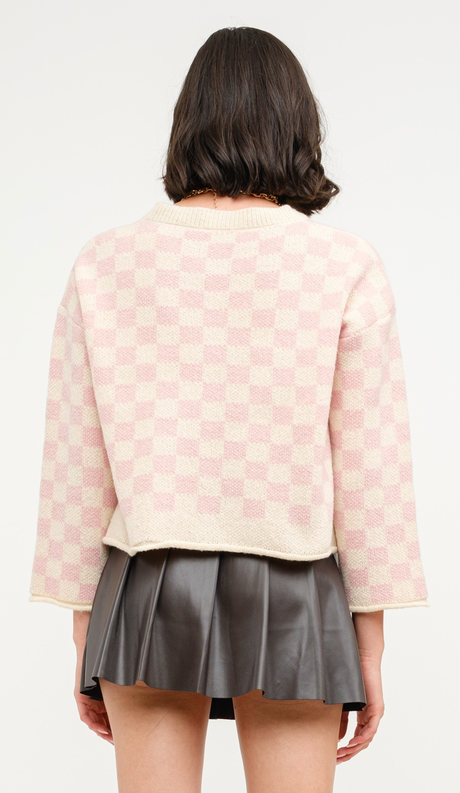 Rhodes Checkered Cardigan