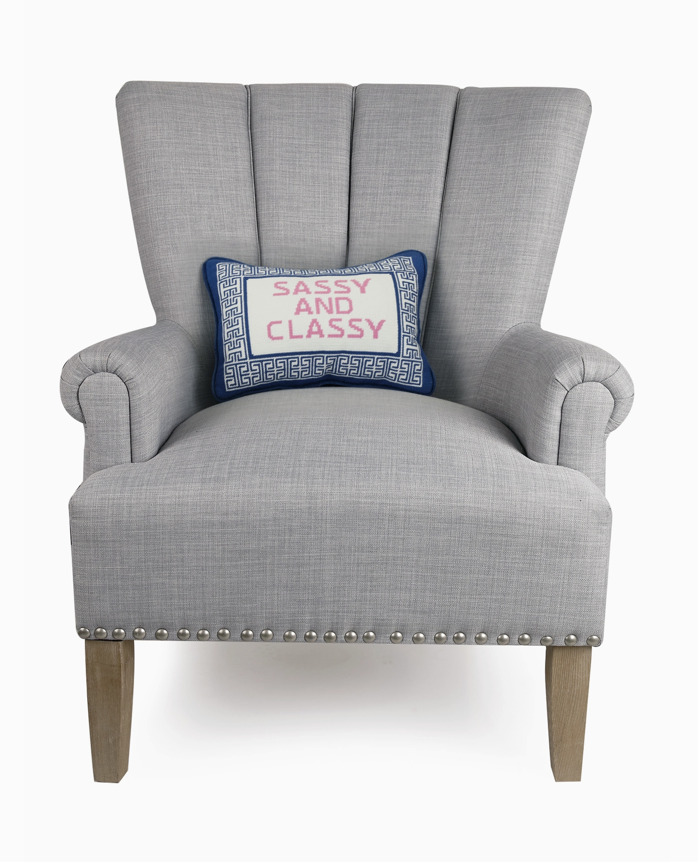 Sassy & Classy Needlepoint Pillow
