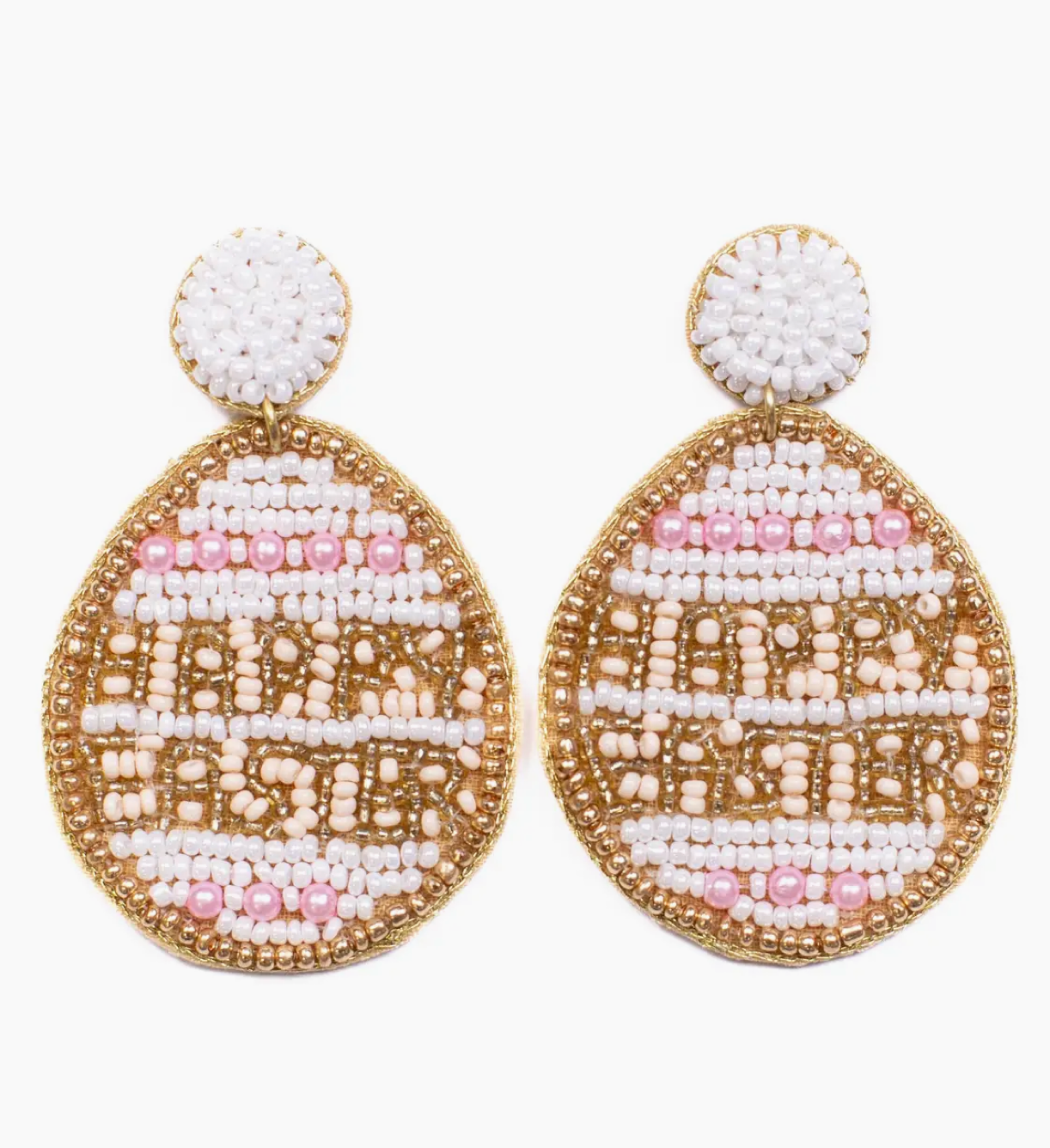 Easter Beaded Earrings