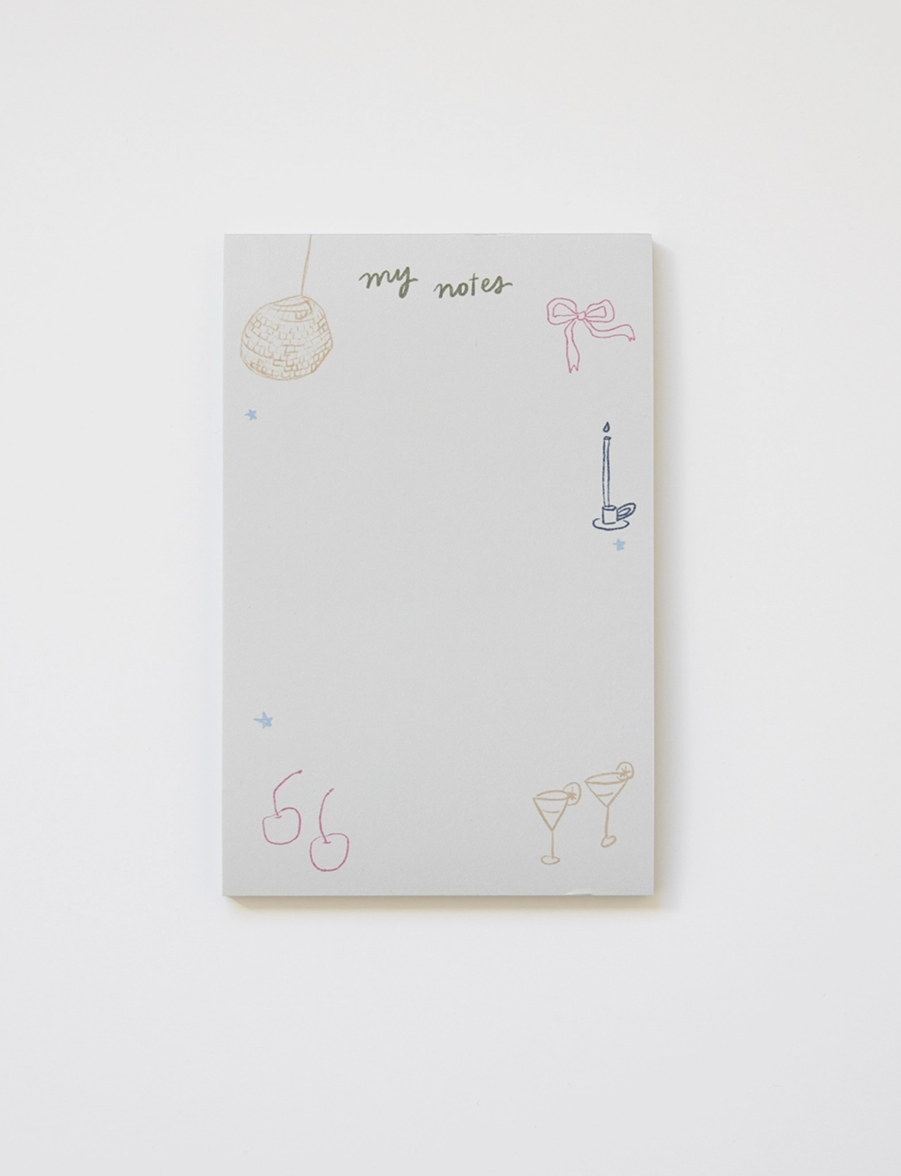 Disco Bow Notepad