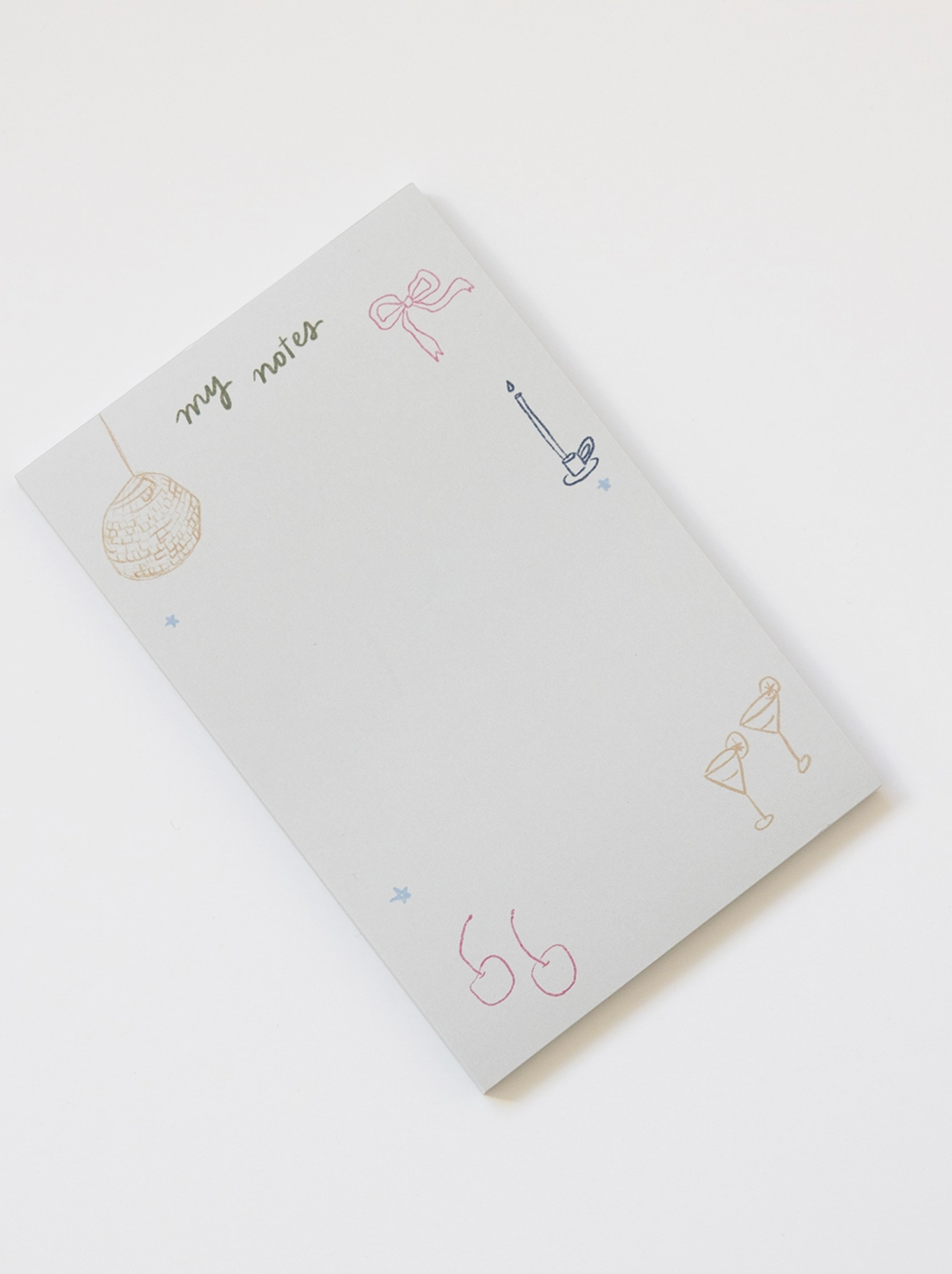 Disco Bow Notepad