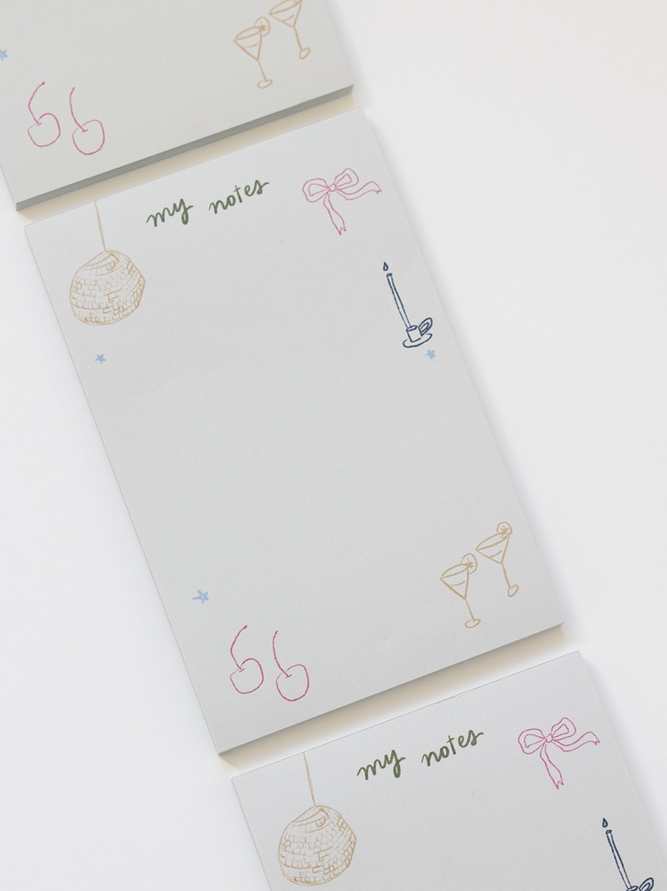 Disco Bow Notepad