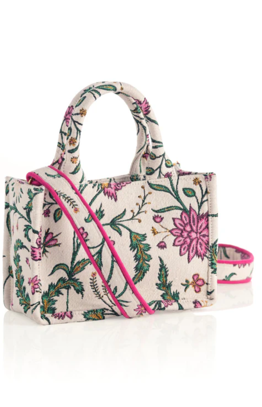 Fran Floral Mini Tote Bag