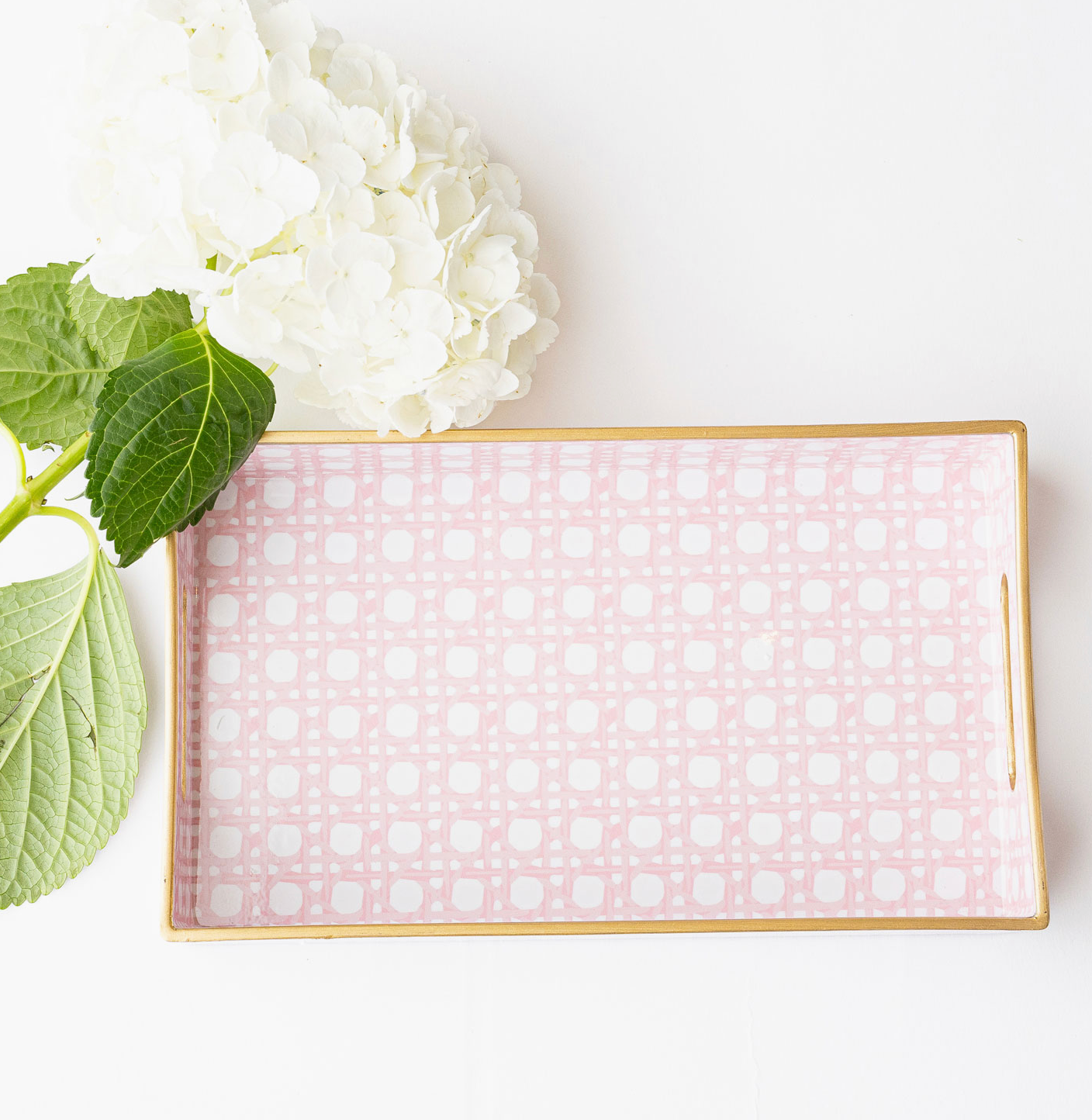 Pink Crane Vanity Tray