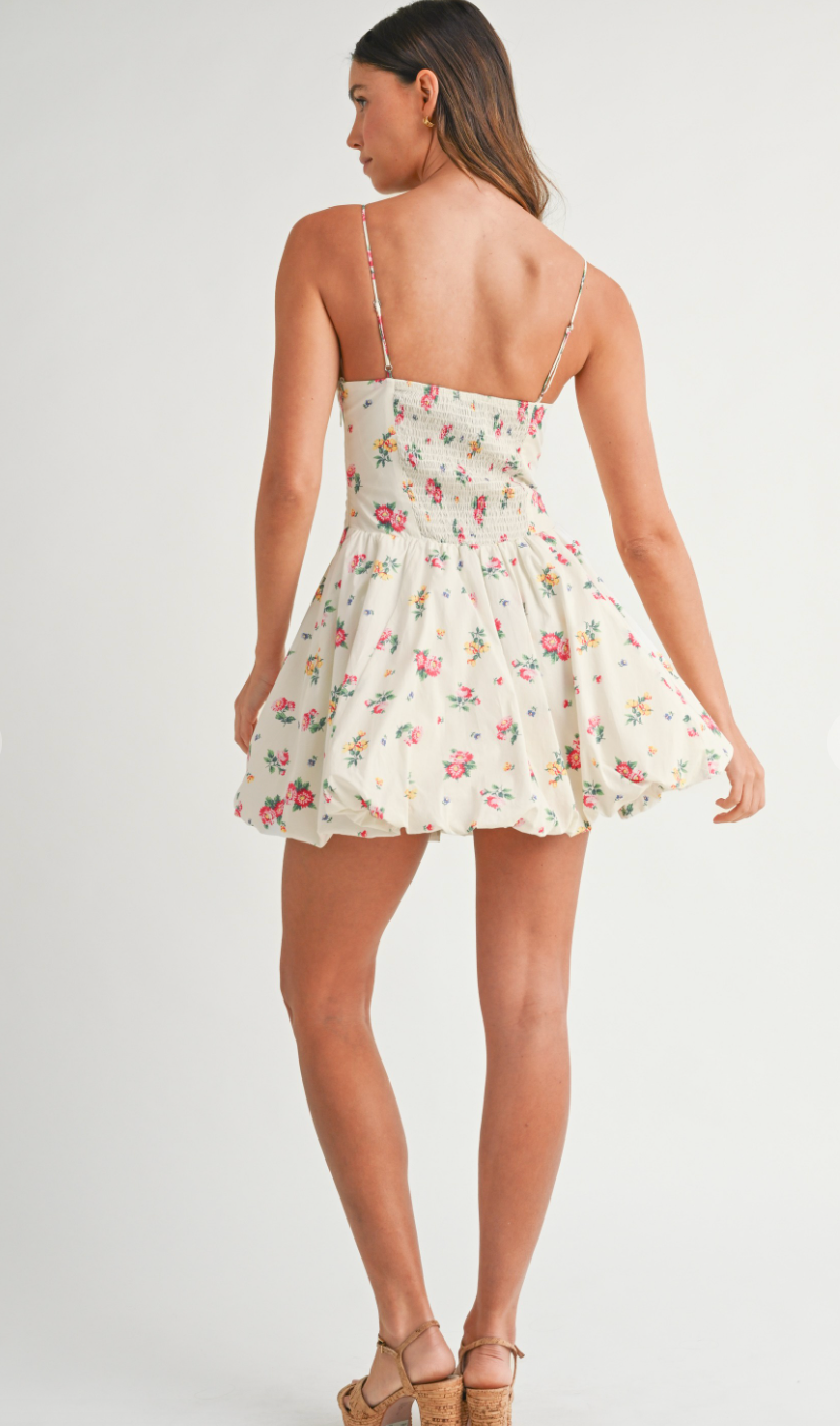 Tilly Floral Bubble Hem Dress