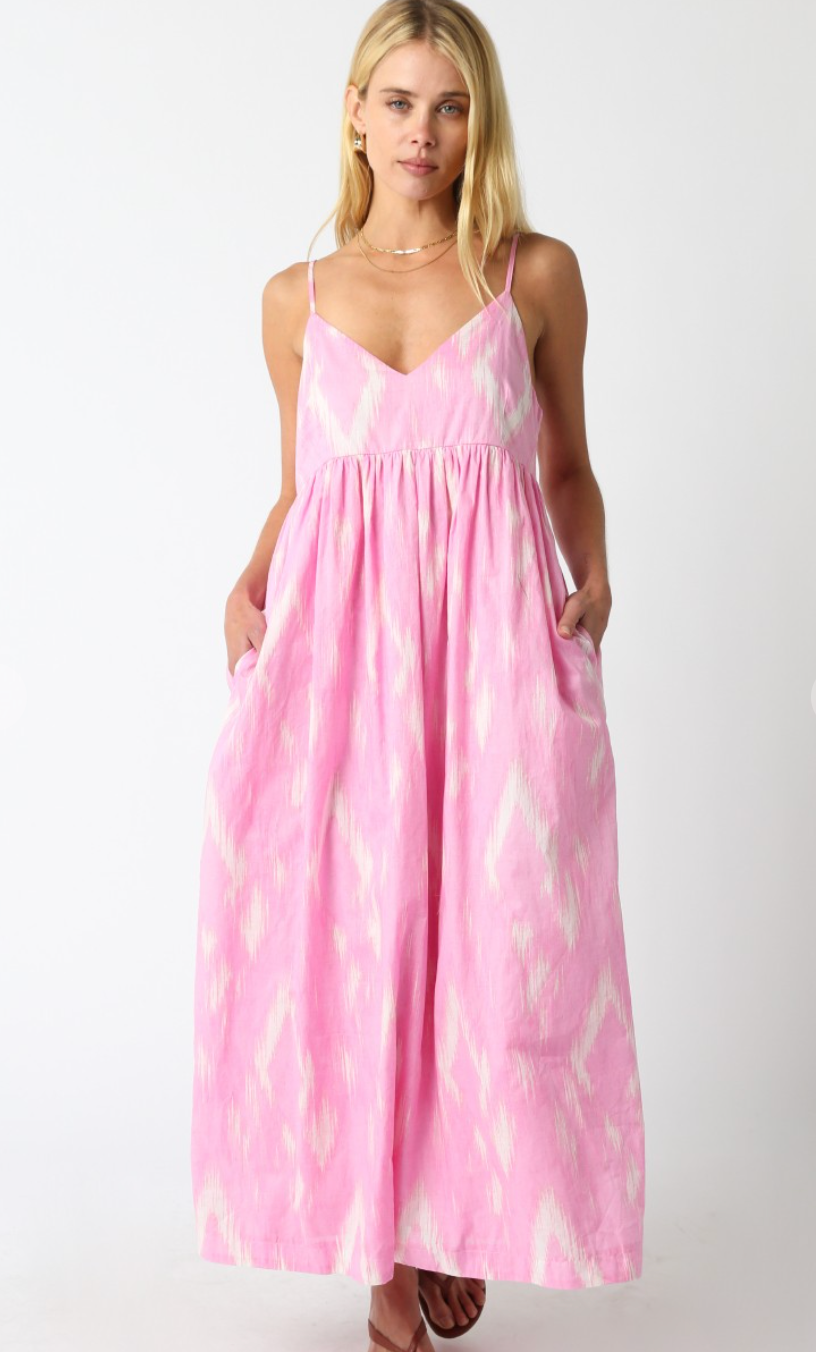Samantha Pink Maxi Dress