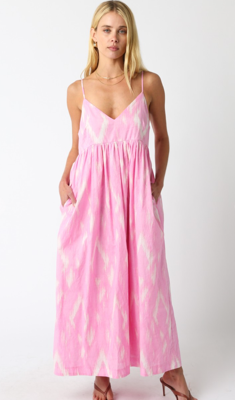 Samantha Pink Maxi Dress