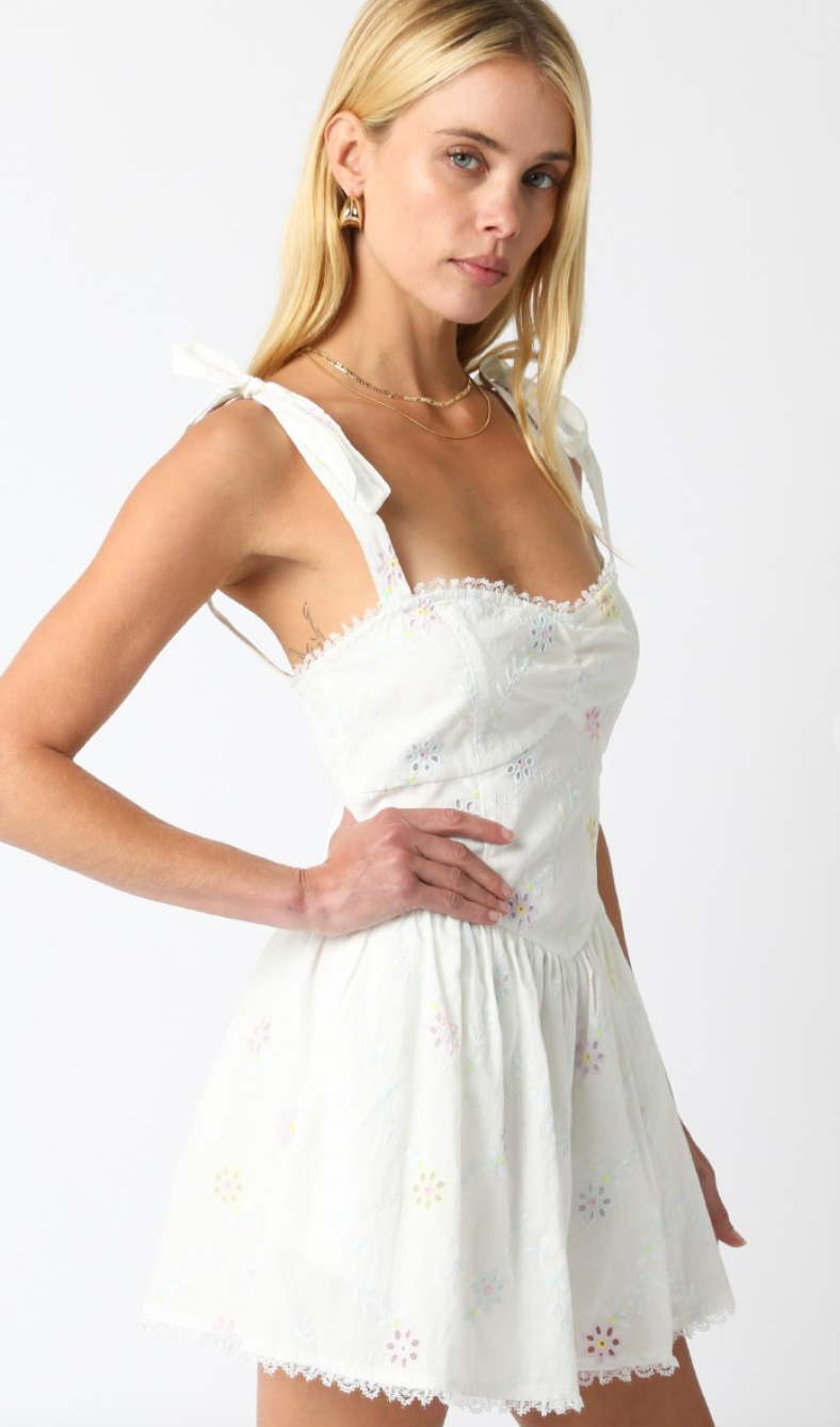 Chelsea Floral Tie Strap Dress