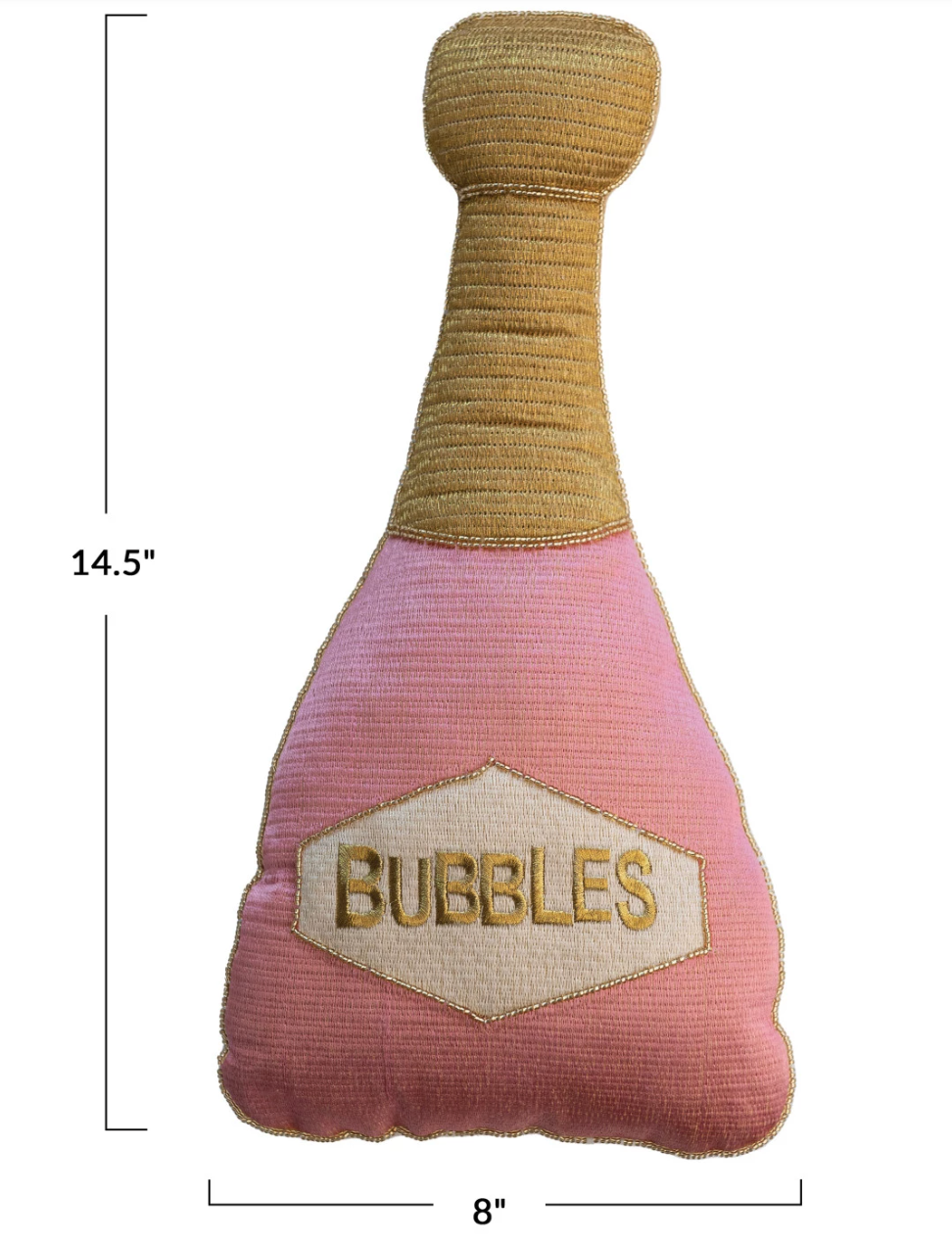 Bubbles Embroidered Pillow
