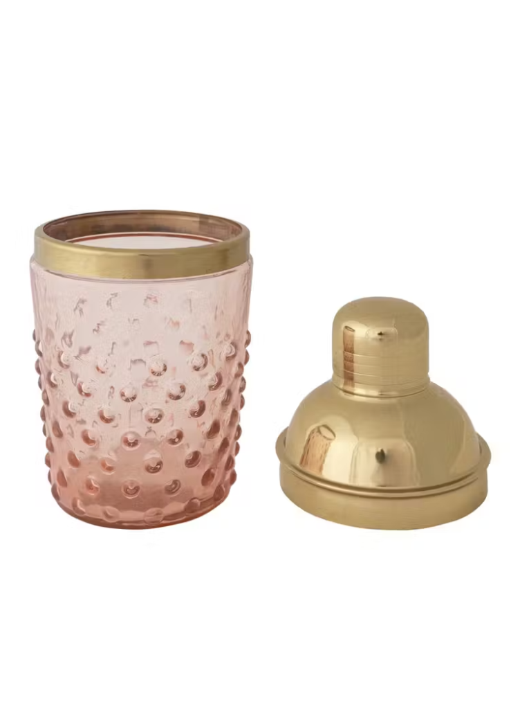 Pink + Gold Cocktail Shaker