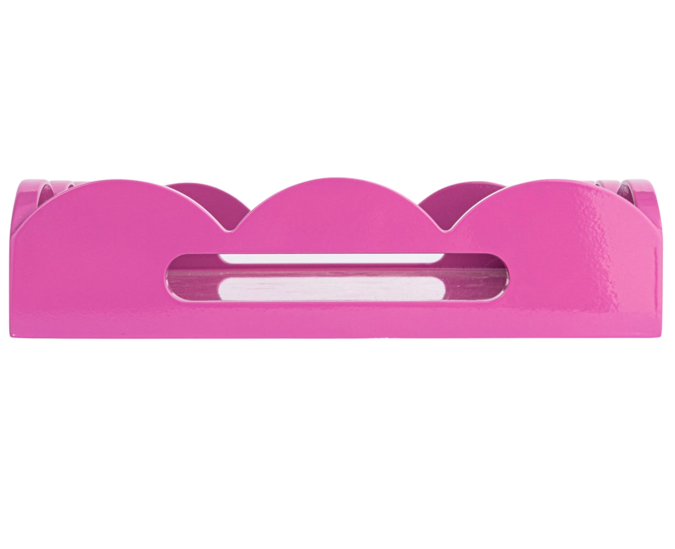 Fuchsia Scallop Tray