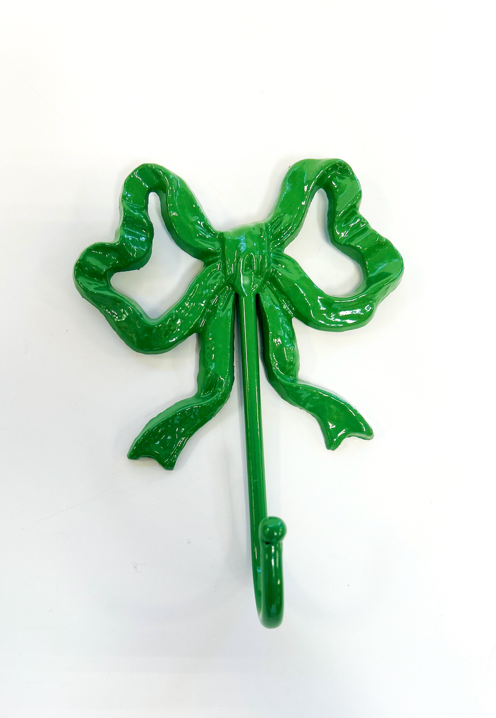Bow Shaped Wall Hook - Green