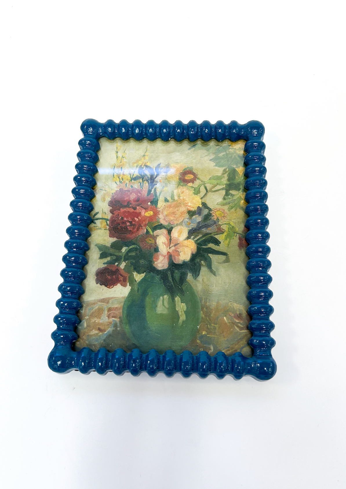 Navy Bubble Photo Frame