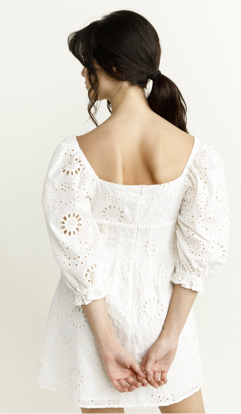 Jayde Floral Eyelet Dress