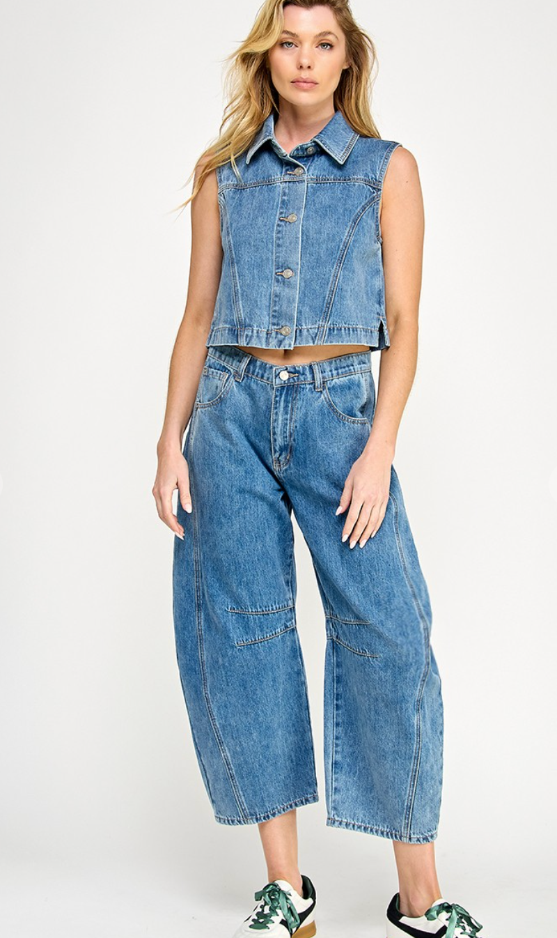 Layne Denim Vest