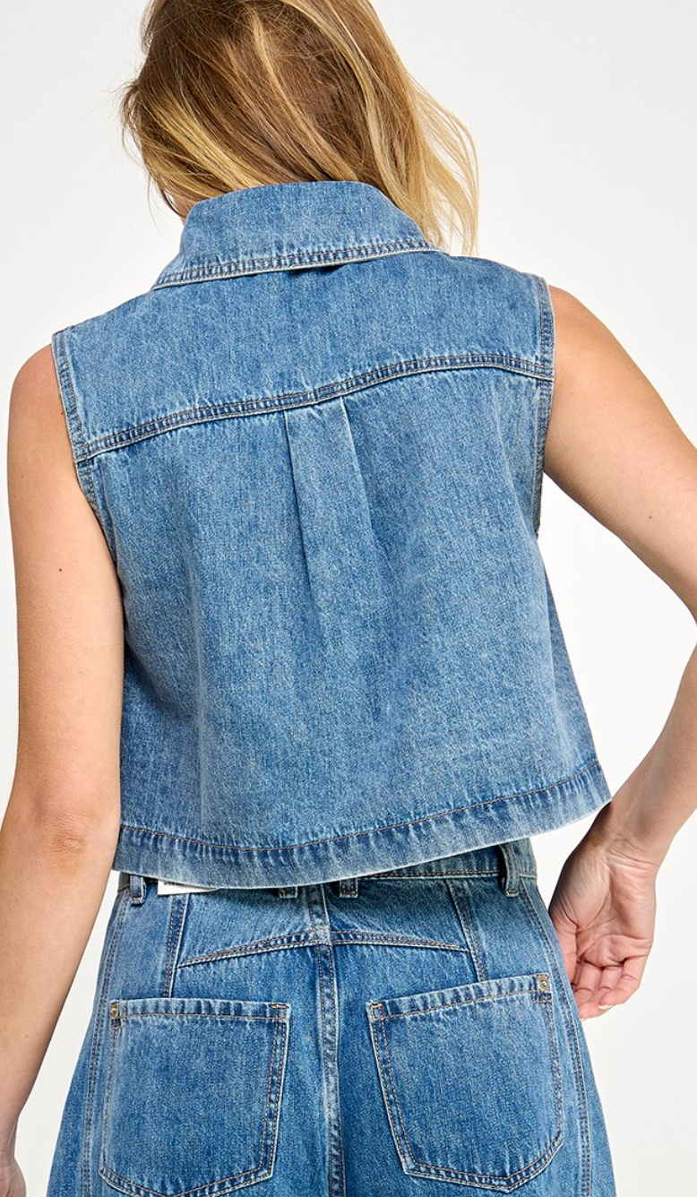 Layne Denim Vest