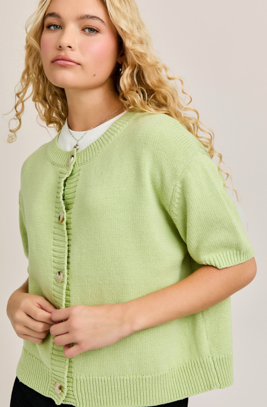 Mandy Buttons Cardigan Top