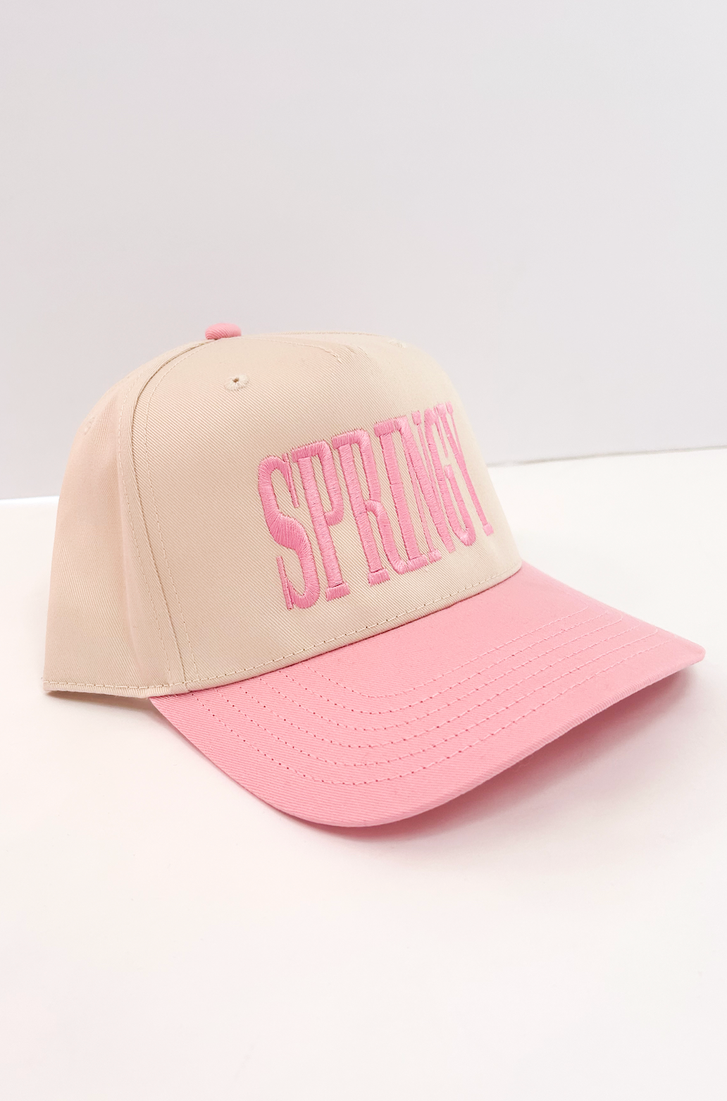 Springy Vintage Trucker Pink