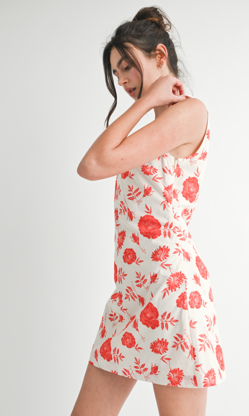 Aubrey Floral Shift Dress