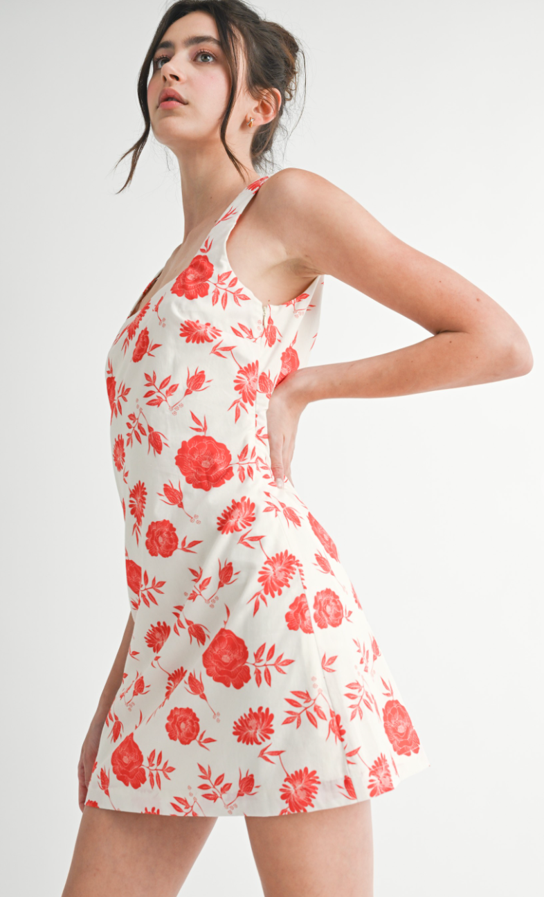 Aubrey Floral Shift Dress