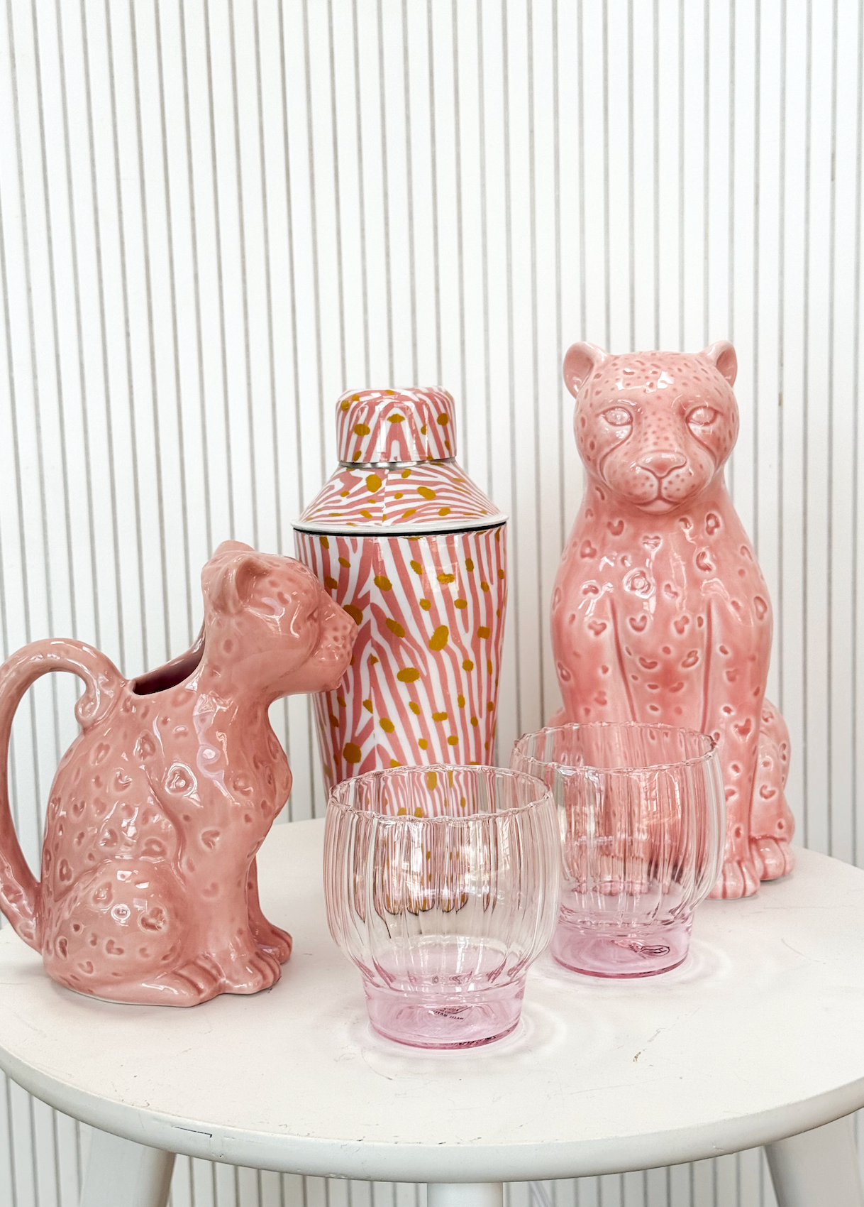 Zebra Print Cocktail Shaker