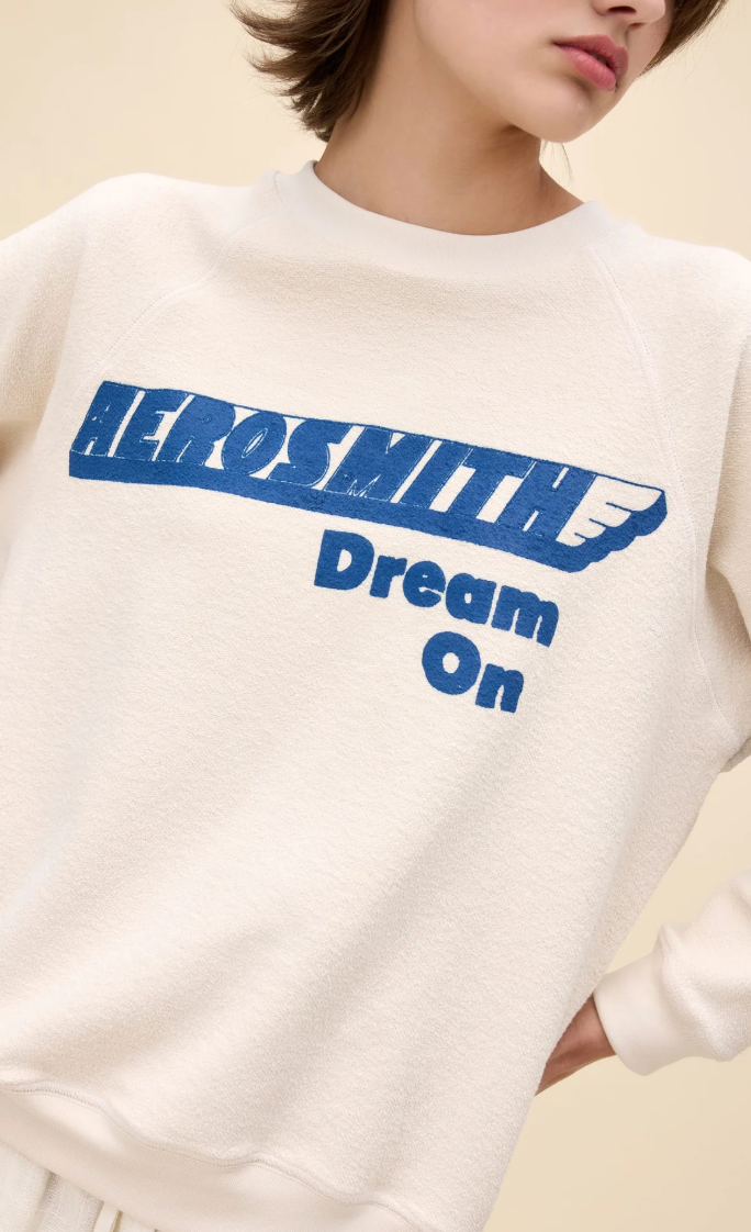 Aerosmith Reverse Raglan Crew