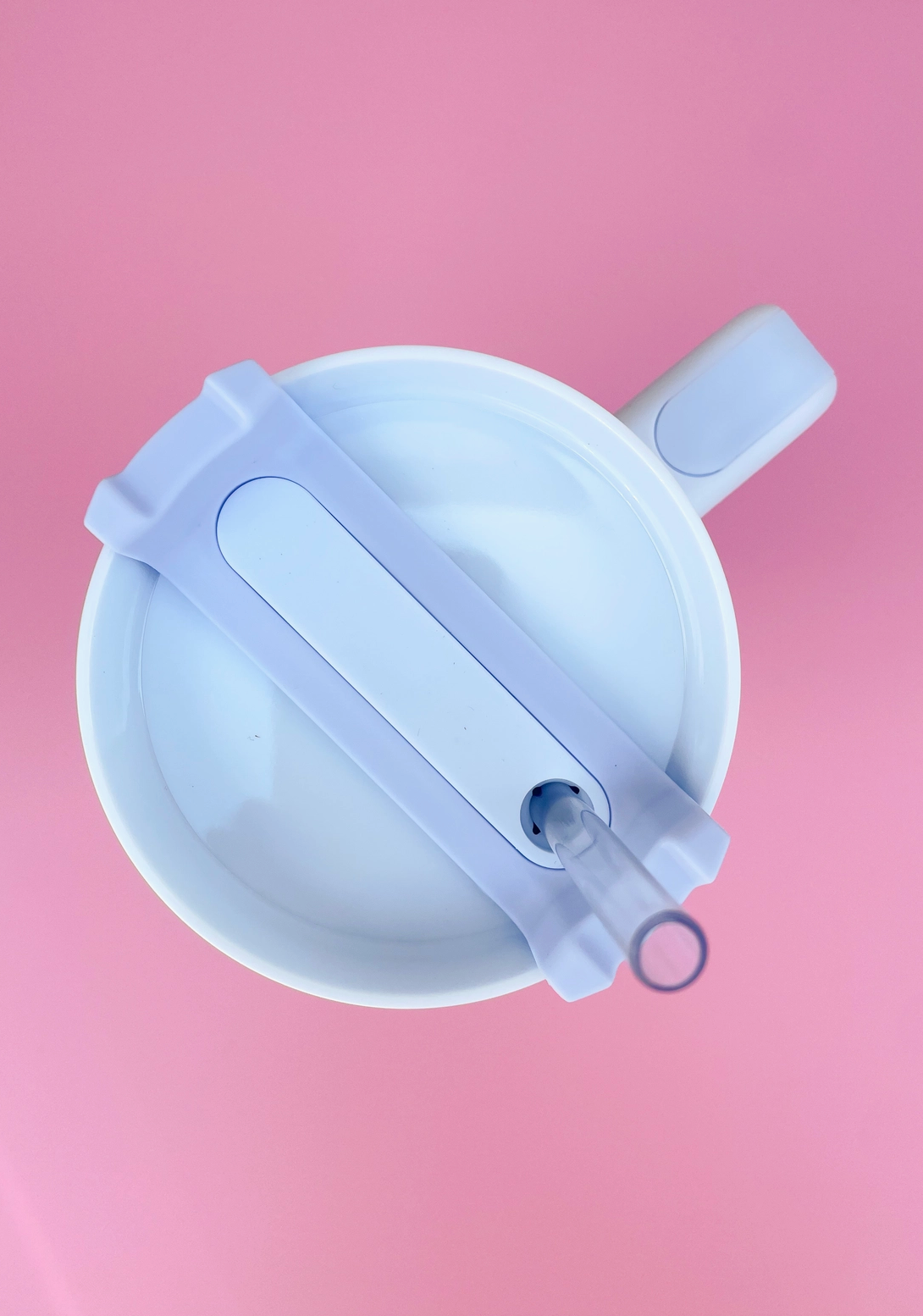 Cream & Blue Bow Tumbler