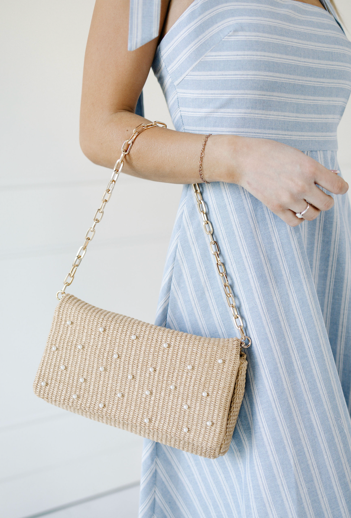 Raffaella Pearl Shoulder Purse