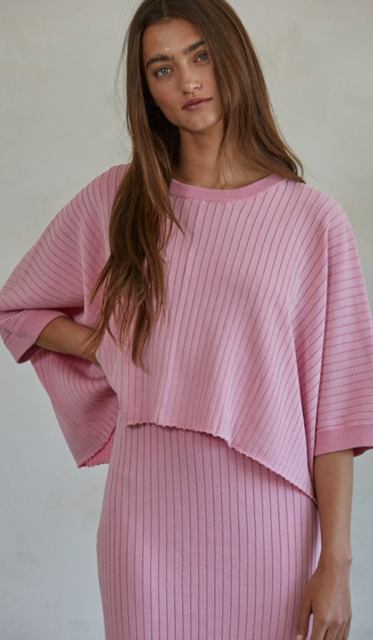 Landry Pink Dress & Top Set of 2