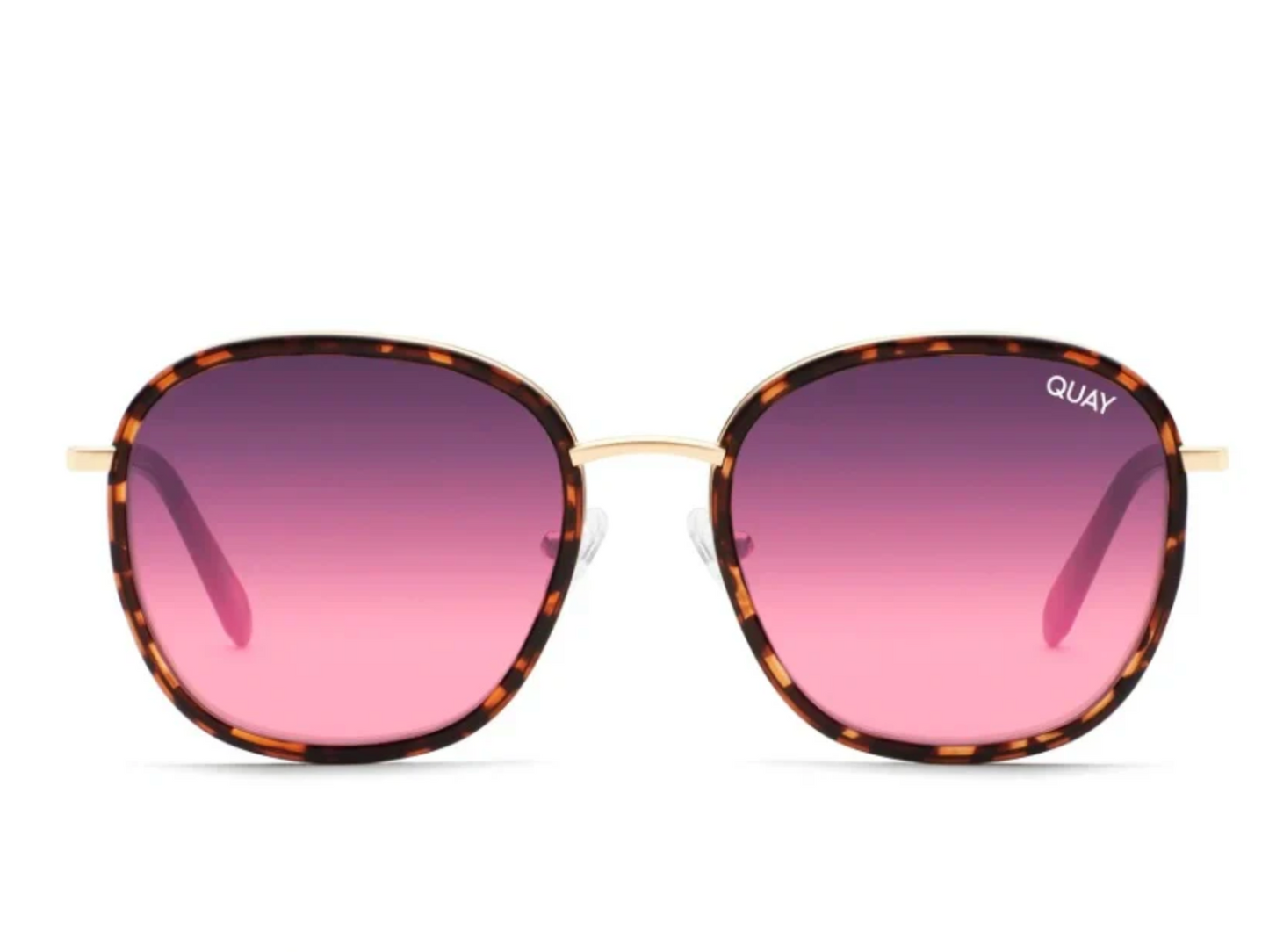 Jezabell Inlay Quay Sunglasses - Tort Navy