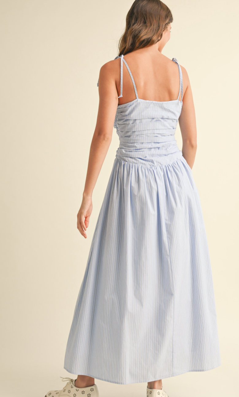 Cassie Striped Midi Dress