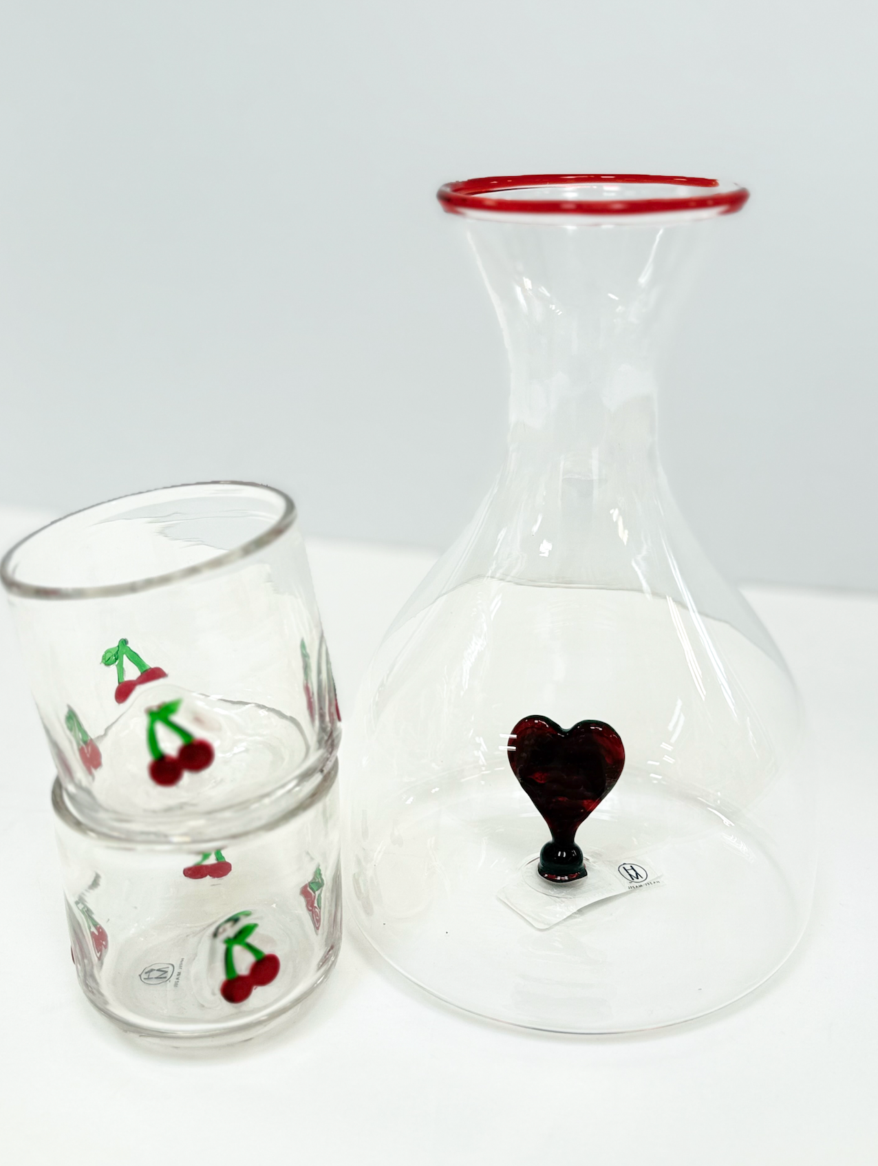 Heart Glass Decanter