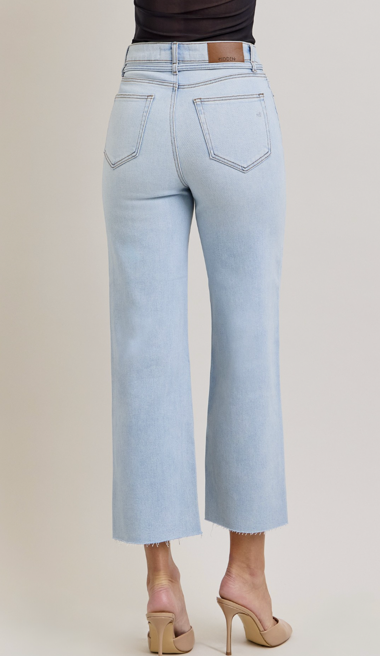 Tracey Belted Straight Leg Jeans