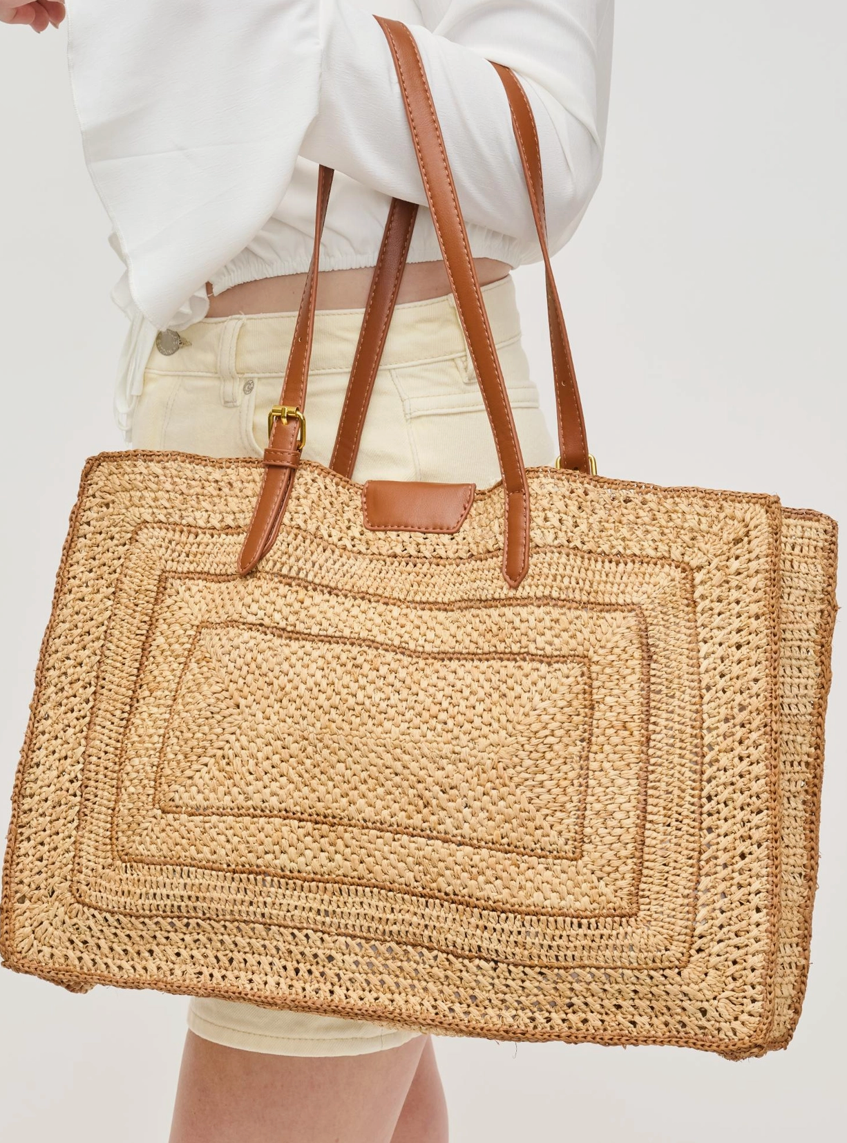 Demi Natural Tote Bag