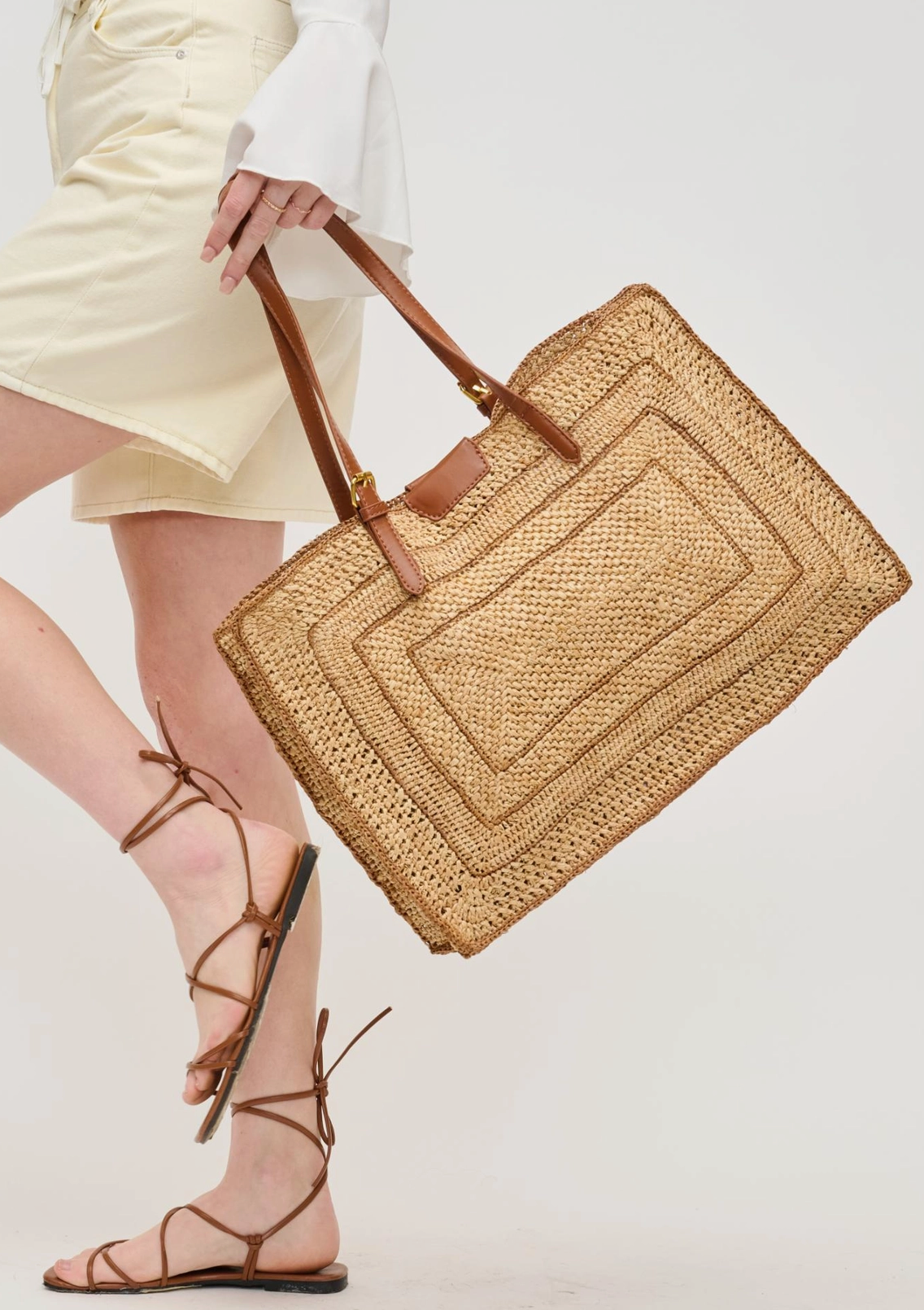 Demi Natural Tote Bag