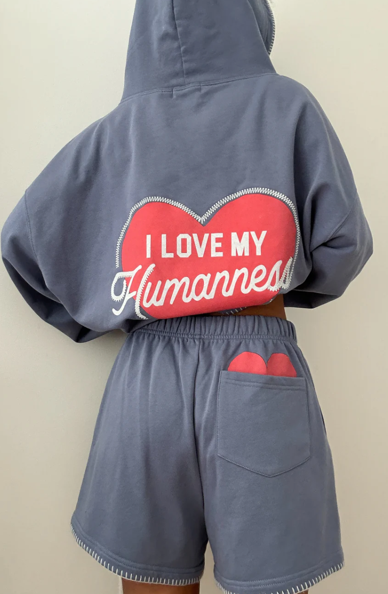 I Love My Humaness Sweatshorts