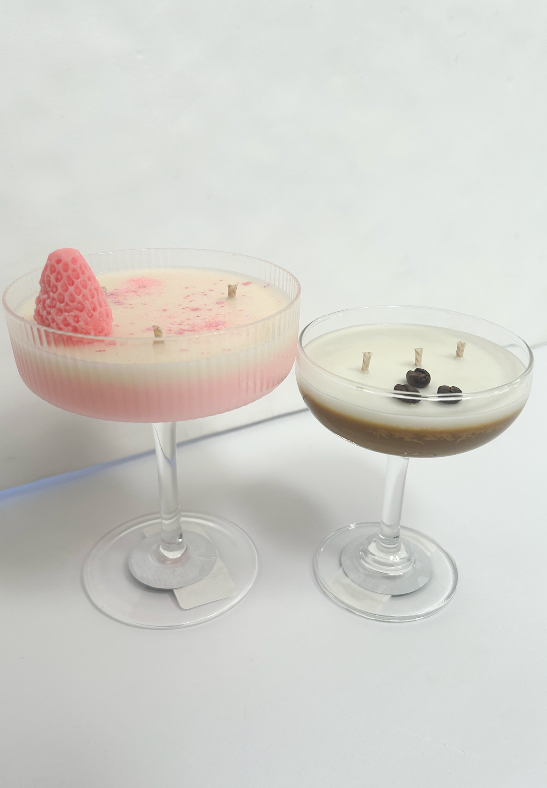 Strawberries & Cream Martini Candle