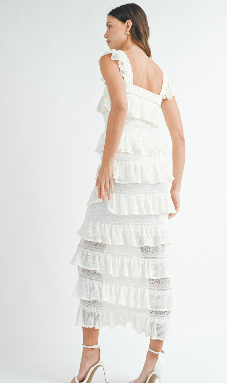 Layers of Ruffles Maxi Dress