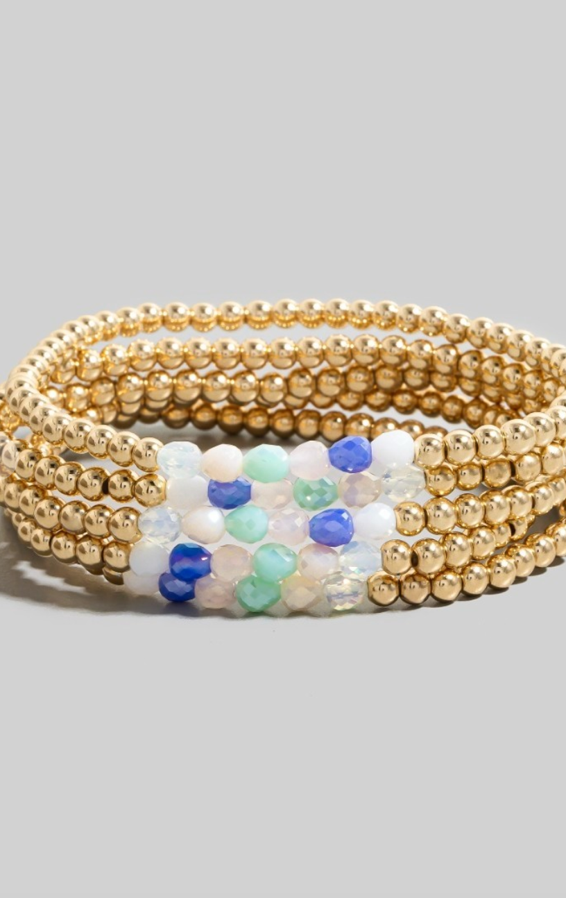 Multi Color Bead Bracelets